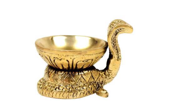 Sarp Diya in Brass