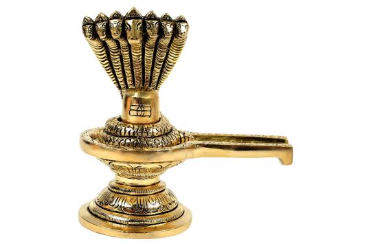 Designer Shivling in Brass