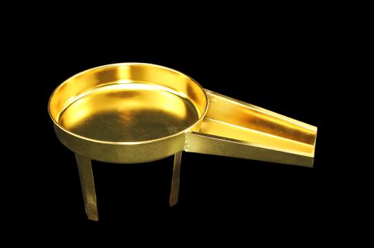 Abhishek tray in Brass