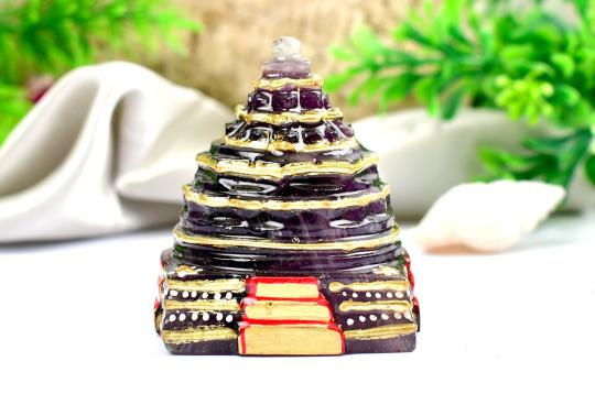 Amethyst Shree Yantra - 120 gms