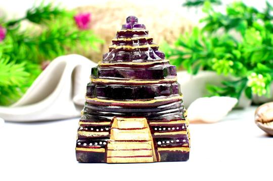 Amethyst Shree Yantra - 229 gms