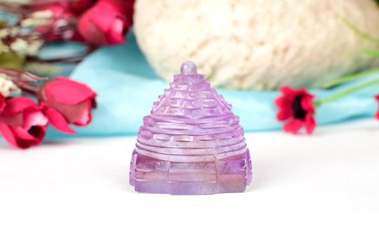 Amethyst Shree Yantra - 73 gms
