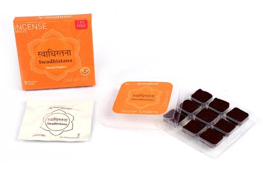 Aromafume Swadhistana Incense Bricks