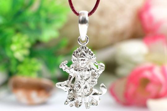 Bhairav Locket in pure silver