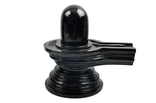 Black Agate Shivling - 1.194 Kgs