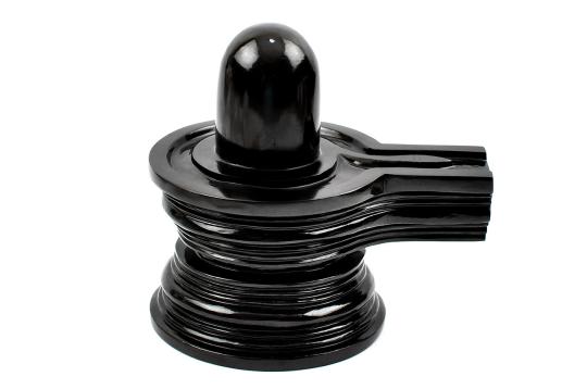 Black Agate Shivling - 1.483 kgs