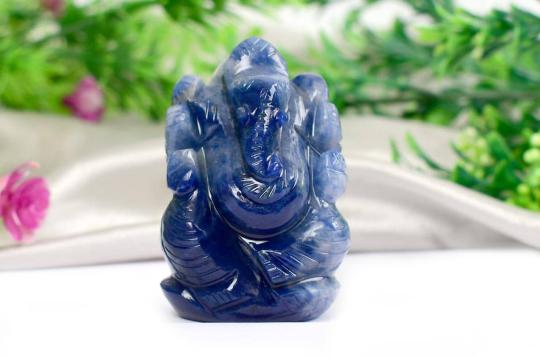 Blue Sodalite Ganesh - 61 gms