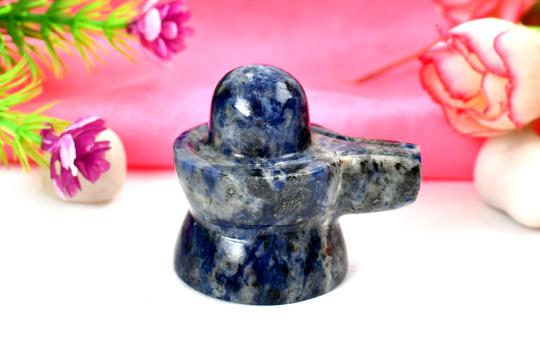 Blue Sodalite Shivling - 70 gms