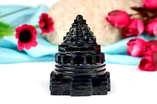 Blue Sodalite Shree Yantra - 107 gms