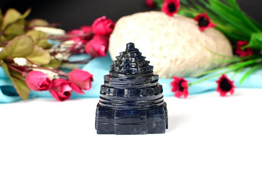 Blue Sodalite Shree Yantra - 184 gms
