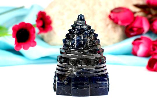 Blue Sodalite Shree Yantra - 78 gms