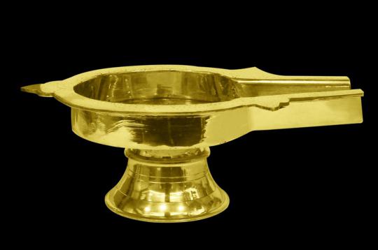 Brass Abhishek tray