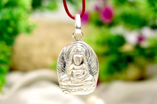 Buddha Locket - in Pure Silver - Design V