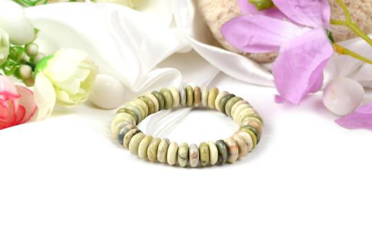 Butter Jade Bracelet-Elliptical Beads