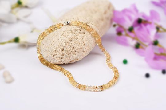 Citrine Mala - Button shape