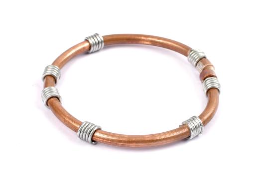 Copper Iron Anklet for Stability - Design - I