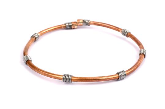 Copper Iron Anklet for Stability - Design - II