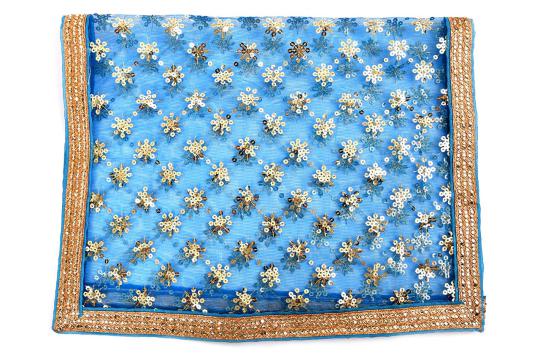 Designer Floral Chunri - Set of 9