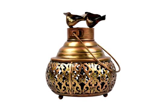 Designer Iron Dhoop Aarti Lamp - Set of 2