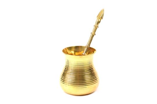 Designer Panchapatra Udhirini in brass