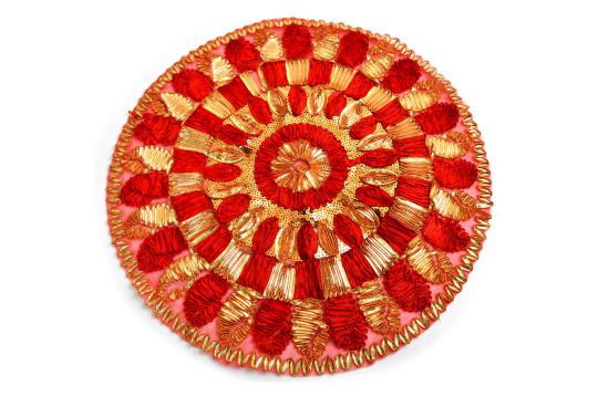 Designer Puja Thali cloth Covers - III