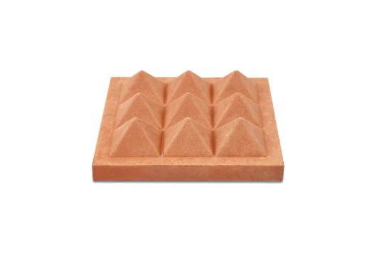 Earthen 9 Pyramid Plate