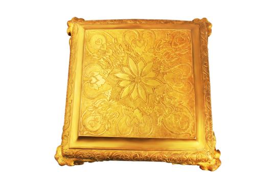 Elephant Pedestal in brass