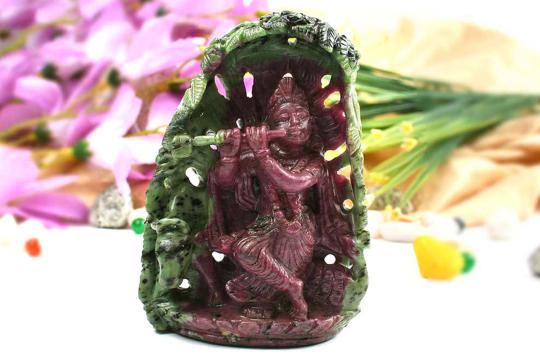 Enchanting Ruby Krishna - 475 gms