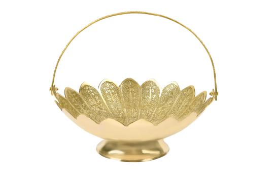 Flower Container in Brass - Design III