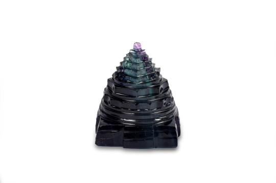 Fluorite Shree Yantra - 137 gms