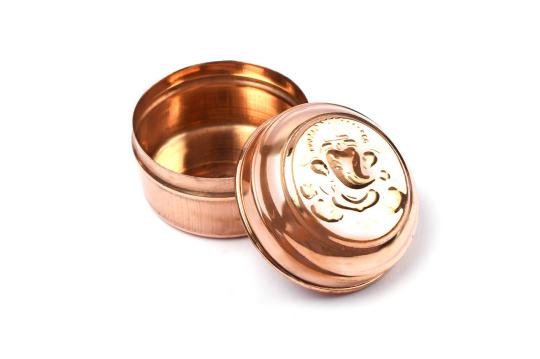 Ganesh Copper container - Big - Set of 12