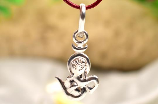 Ganesh Locket - in Pure Silver - Design XXX