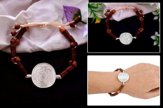Ganesh Yantra Bracelet in 925 Sterling Silver
