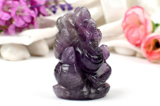 Ganesha in Amethyst - 104 gms
