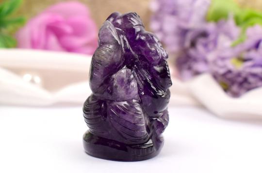 Ganesha in Amethyst - 24 gms