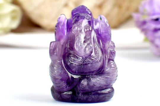 Ganesha in Amethyst - 25 gms