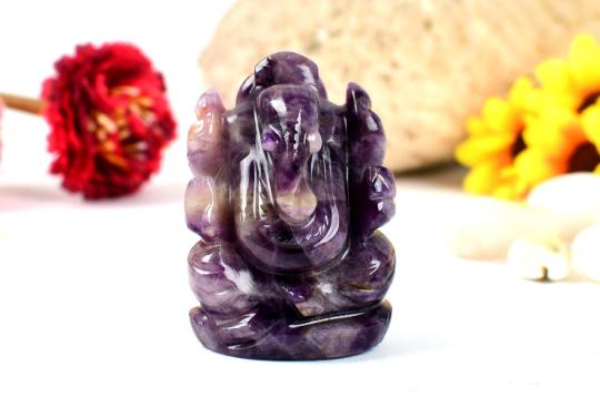 Ganesha in Amethyst - 67 gms - II