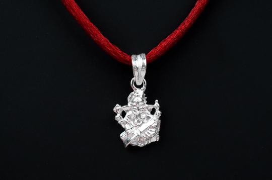 Ganesha Locket in Pure Silver - VII