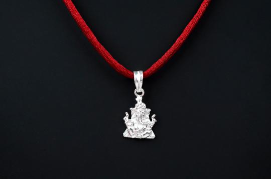 Ganesha Locket in Pure Silver - XXIII