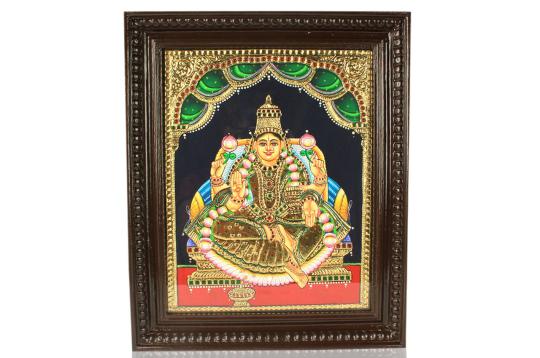 Goddess Dhana Lakshmi Tanjore Painting