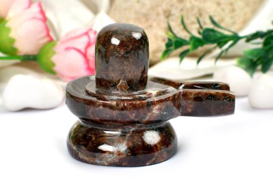 Gomed Hessonite Shivlinga - 191 gms