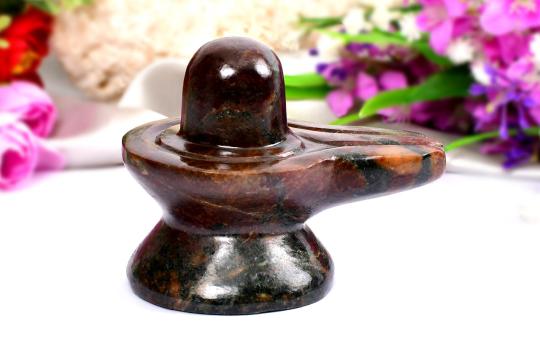 Gomed Hessonite Shivlinga - 350 gms