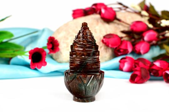 Gomedh shree yantra on lotus -135 gms