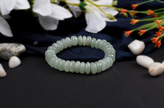 Green Aventurine Bracelet - Elliptical beads