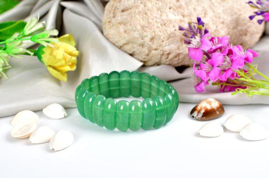 Green Jade Bracelet - Design I