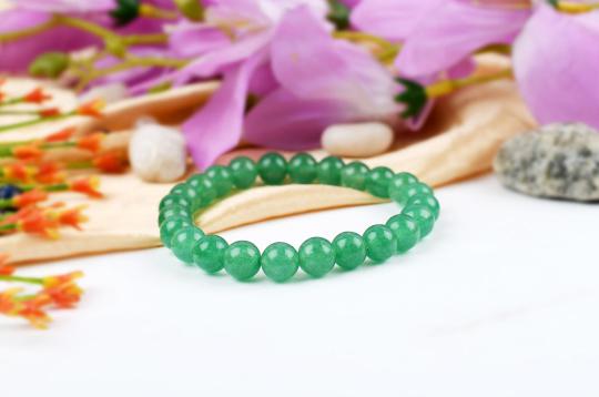 Green Jade bracelet - Design V