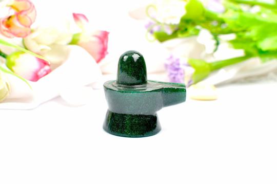 Green Jade Shivlinga - 71 gms