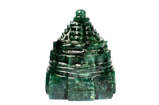 Green Jade Shree Yantra - 109 gms - II