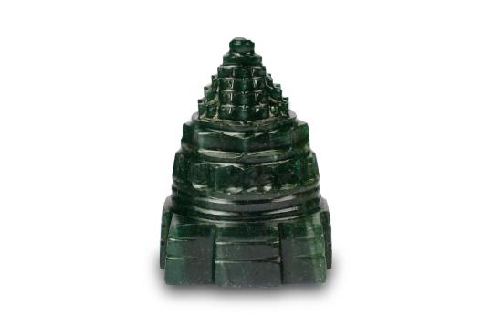 Green Jade Shree Yantra - 112 gms - II