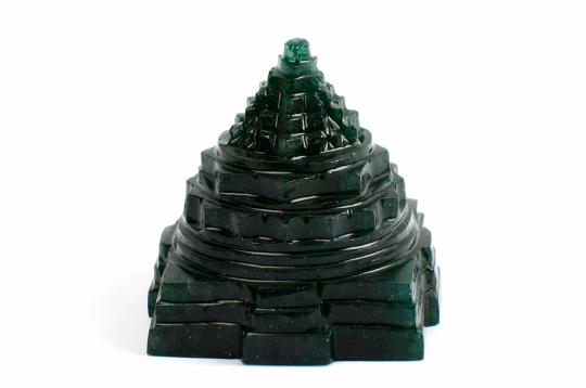 Green Jade Shree Yantra - 115 gms - I